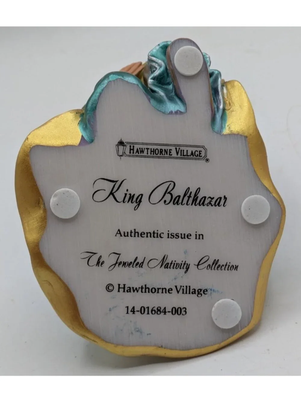 King Balthazar Figurine Hawthorne Village Jeweled Nativity Collection Resin 5